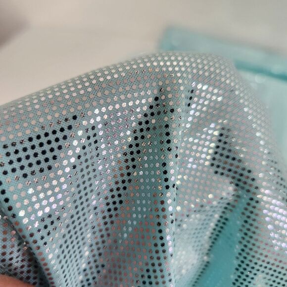 Urban Coco Shimmer Skirt Light Blue w/silver Dots Girls Size L NWT - Picture 8 of 8